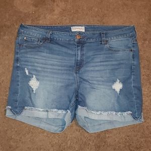 Molly isadora size 18 Jean shorts